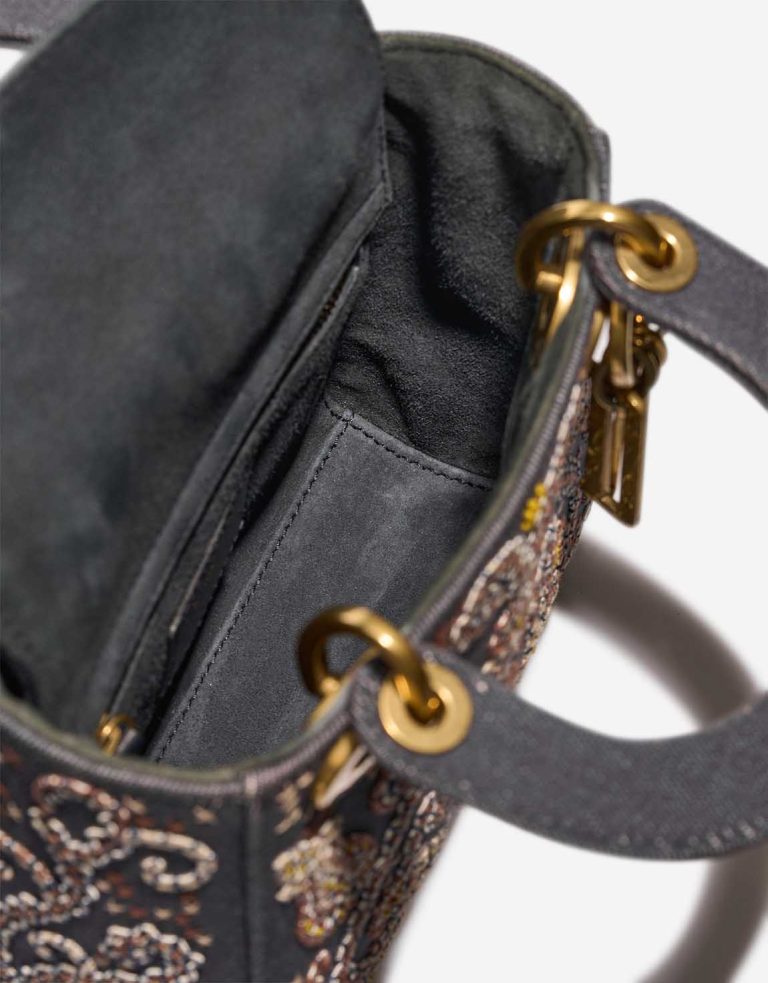 Dior Lady Mini Denim Blue Inside | Sell your designer bag
