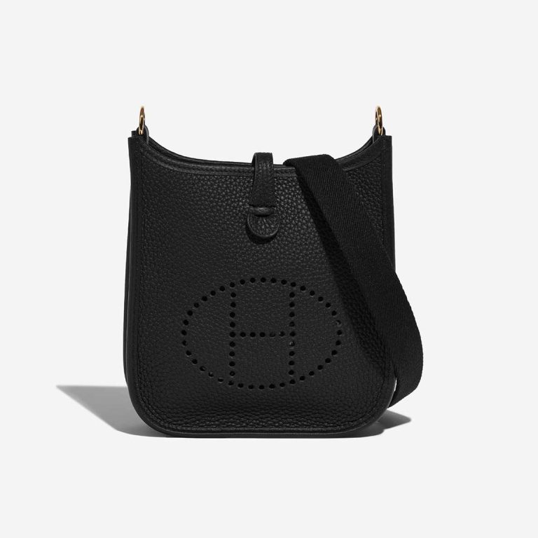 Hermès Evelyne 16 Clémence Black Front | Sell your designer bag