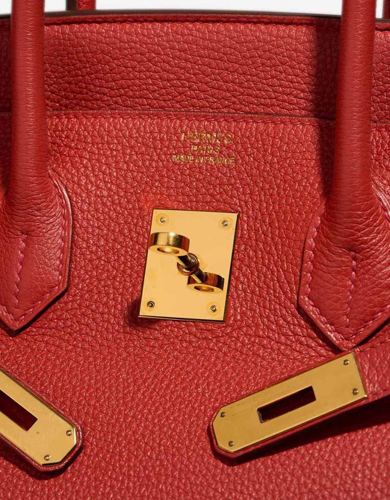 Hermès Birkin 35 Clémence Rouge Tomate Logo | Sell your designer bag