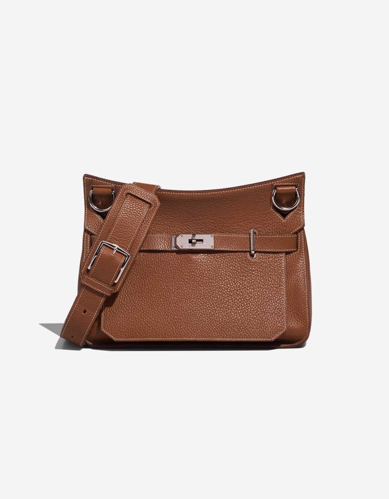 Hermès Jypsière 31 Clémence Gold Front | Sell your designer bag