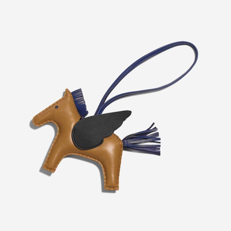 Hermès Rodéo Pegasus MM Milo Bleu Saphir / Black / Sésame Front | Sell your designer bag