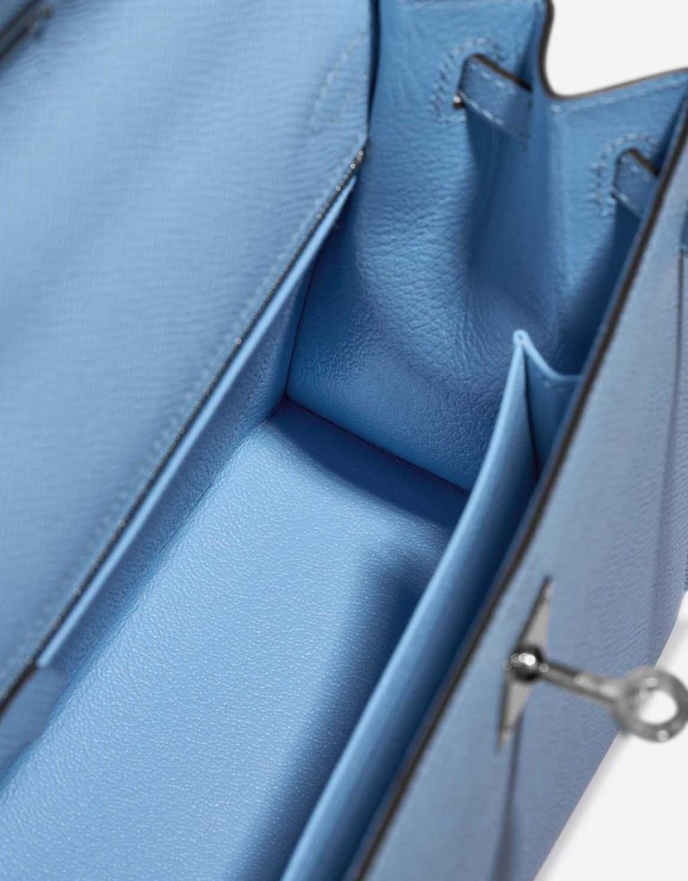 Hermès Kelly 25 Epsom Bleu Céleste Inside | Sell your designer bag