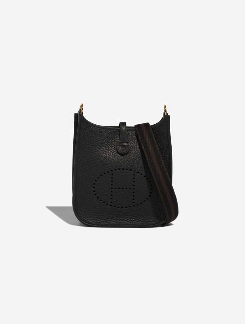 Hermès Evelyne 16 Taurillon Clémence Black Front | Sell your designer bag