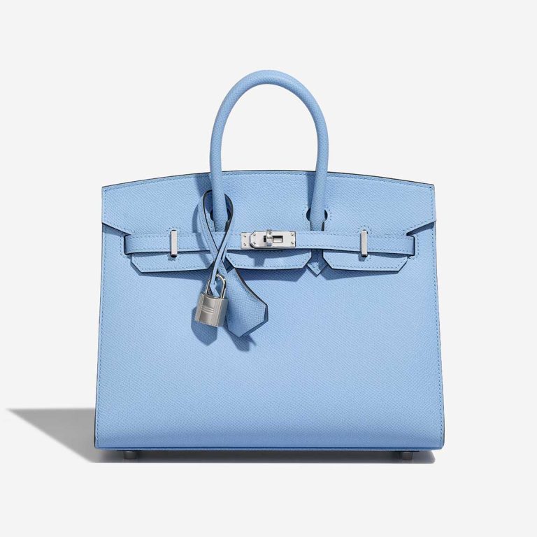 Hermès Birkin 25 Epsom Bleu Céleste Front | Sell your designer bag