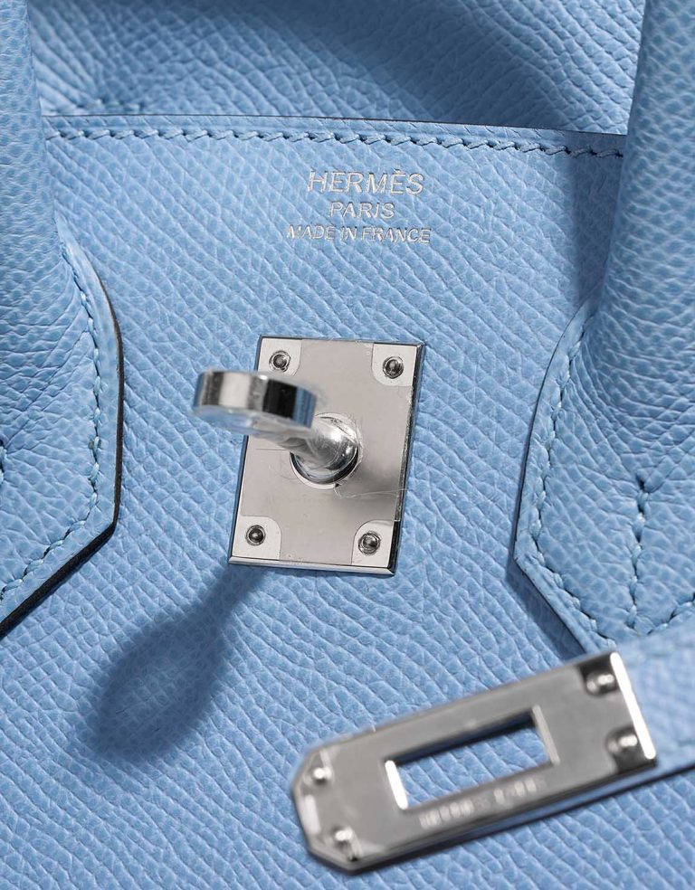 Hermès Birkin 25 Epsom Bleu Céleste Logo | Sell your designer bag