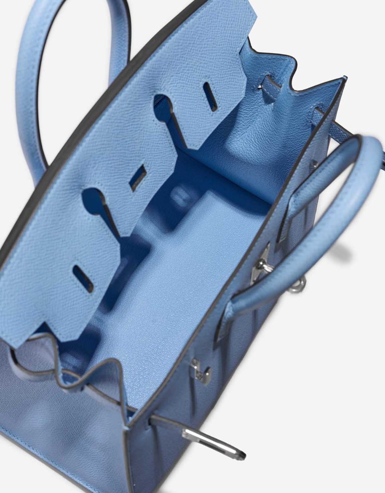 Hermès Birkin 25 Epsom Bleu Céleste Inside | Sell your designer bag