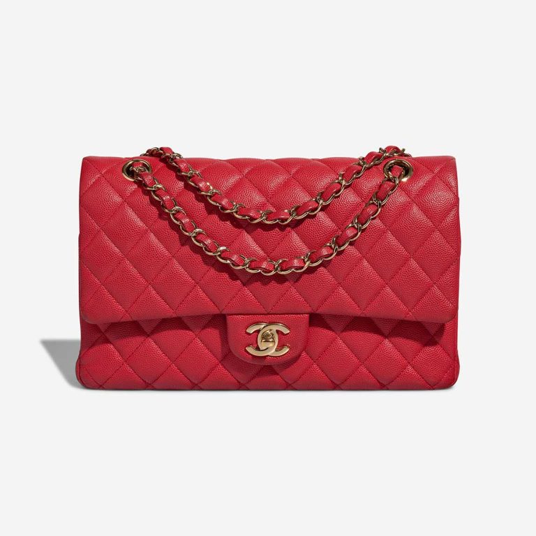 Chanel Timeless Medium Caviar Red Front | Sell your designer bag