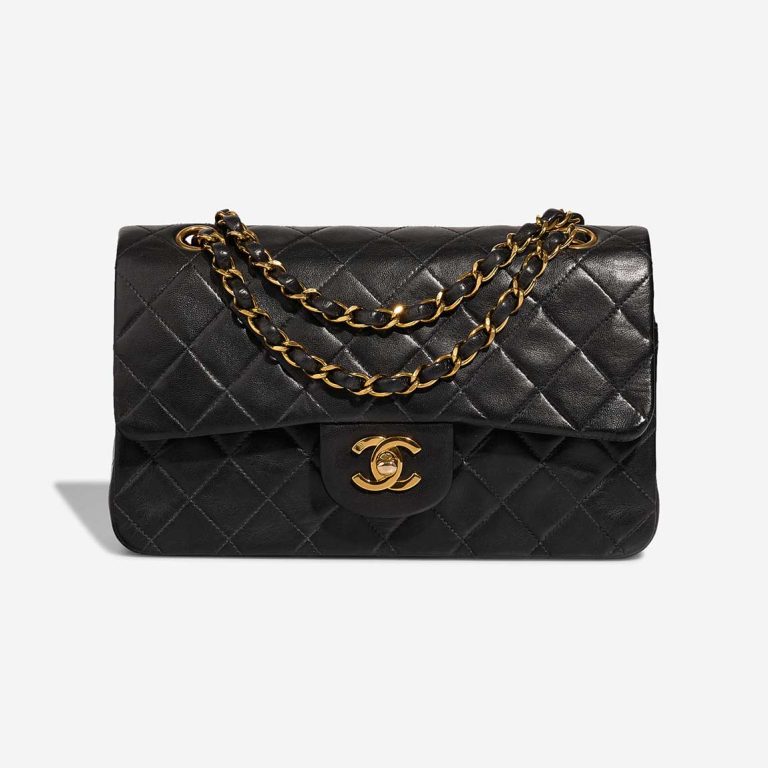 Chanel Timeless Small Lamb Black Front | Sell your designer bag