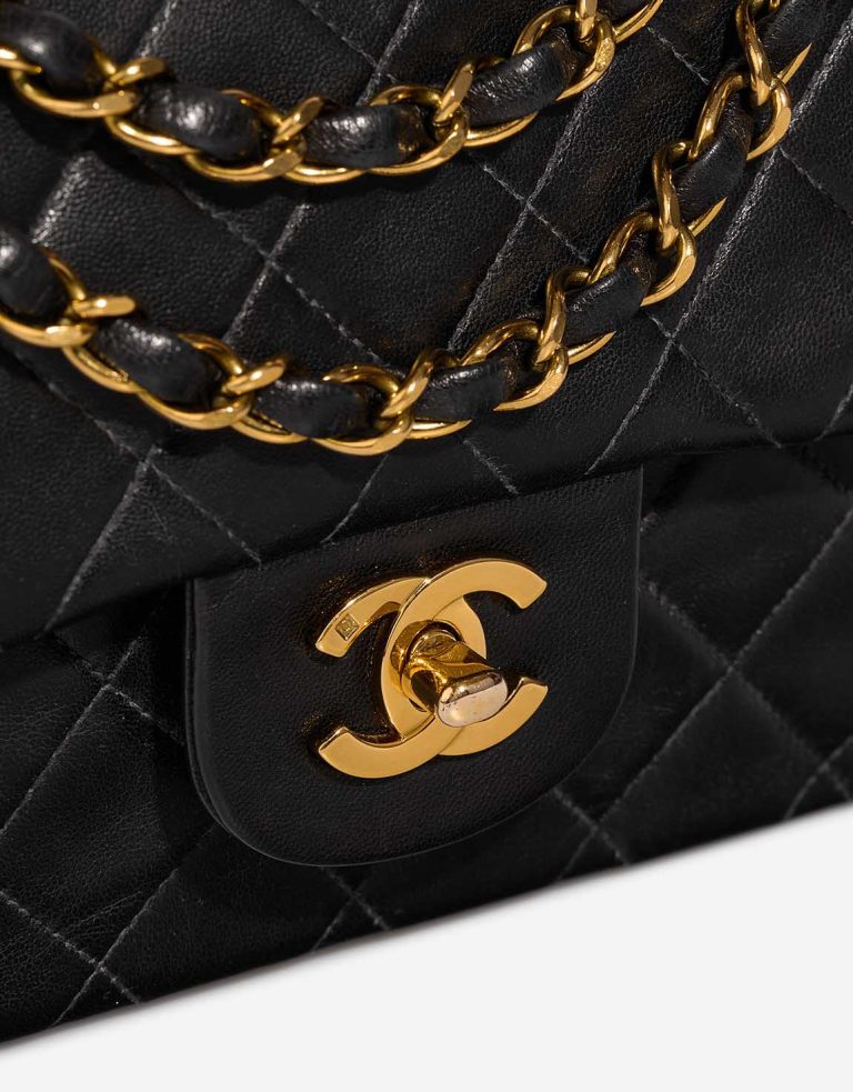 Chanel Timeless Small Lamb Black Closing System | Sell your designer bag