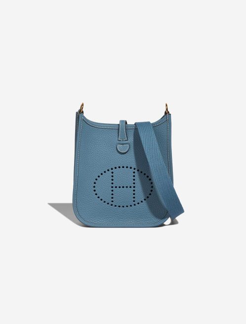 Hermès Evelyne 16 Taurillon Clémence Bleu Jean Front | Sell your designer bag