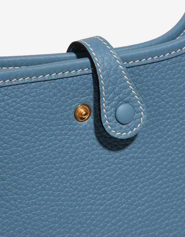 Hermès Evelyne 16 Taurillon Clémence Bleu Jean Closing System | Sell your designer bag