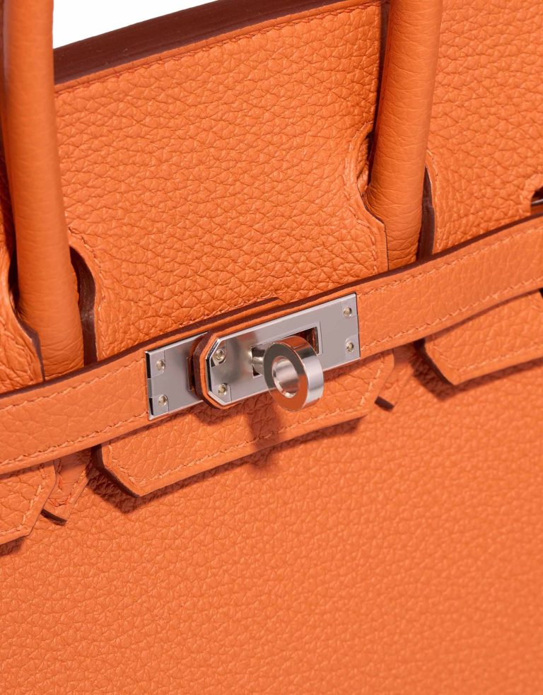 Hermès Birkin 25 Togo Orange Closing System | Sell your designer bag