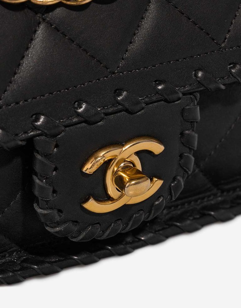 Chanel Timeless Medium Coated Calf Black Closing System | Sell your designer bag