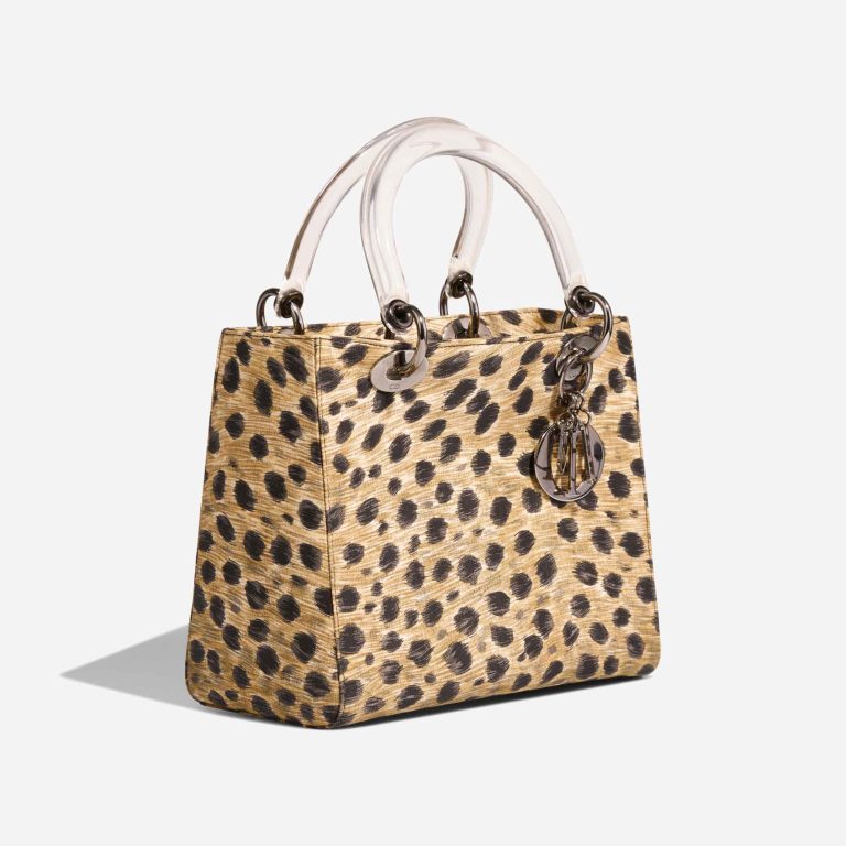 Dior Lady Medium Canvas Black / Brown | Vendez votre sac de créateur