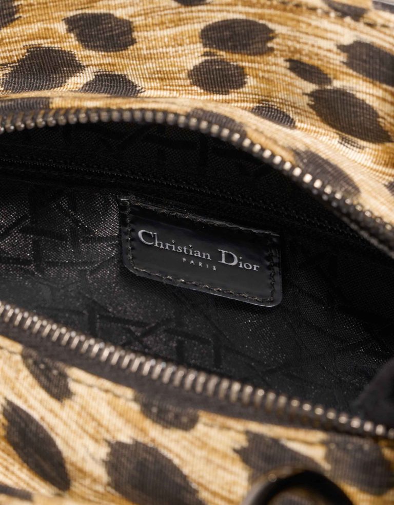 Dior Lady Medium Canvas Black / Brown Logo | Vendre votre sac de créateur
