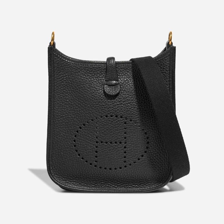 Hermès Evelyne 16 Clémence Black Front | Sell your designer bag