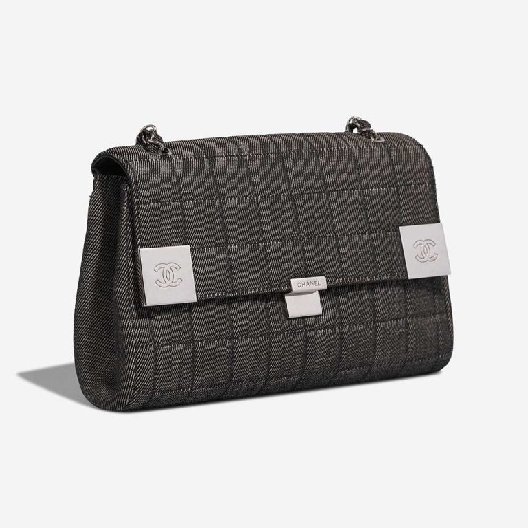 Chanel Chocolate Bar Medium Denim Grey | Sell your designer bag