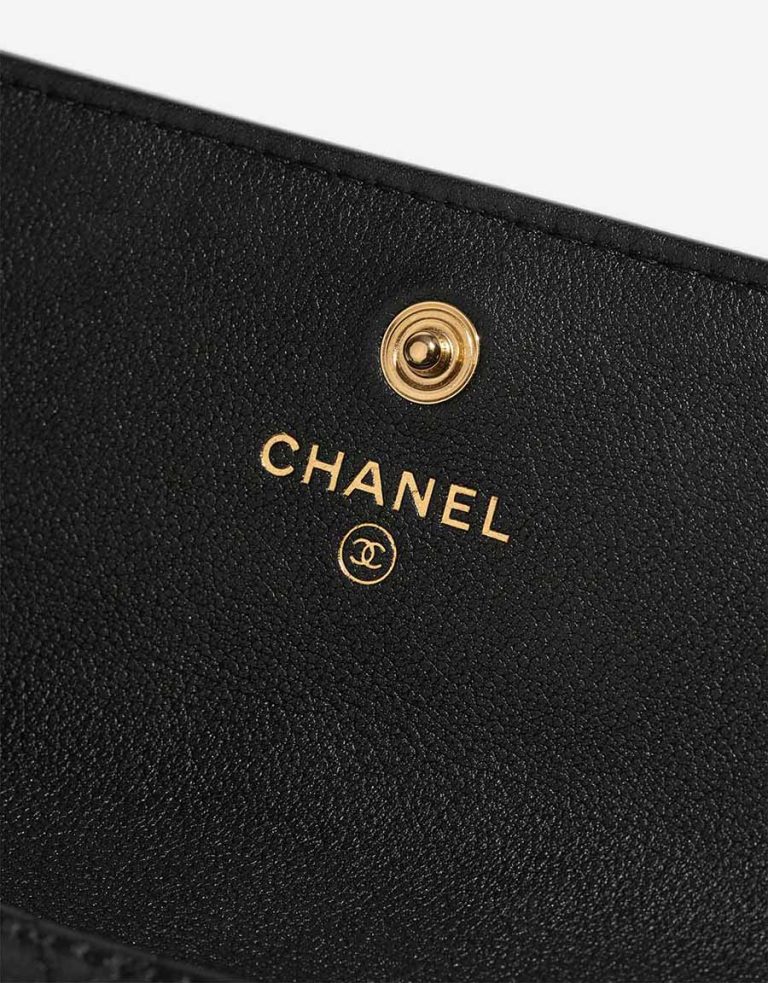 Chanel Timeless Extra Mini Square Lamb Black Logo | Sell your designer bag