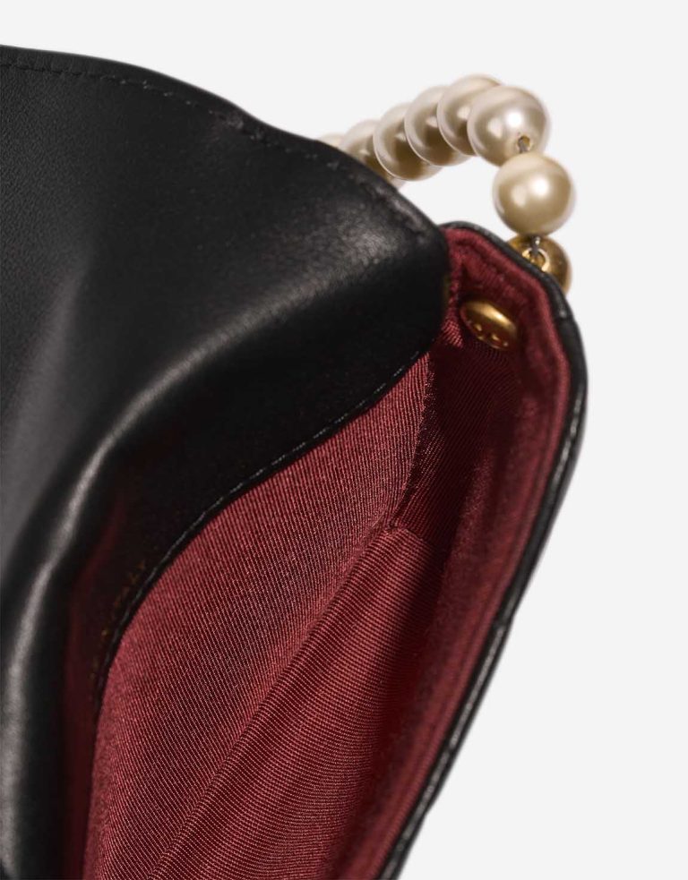 Chanel Timeless Extra Mini Square Lamb Black Inside | Sell your designer bag