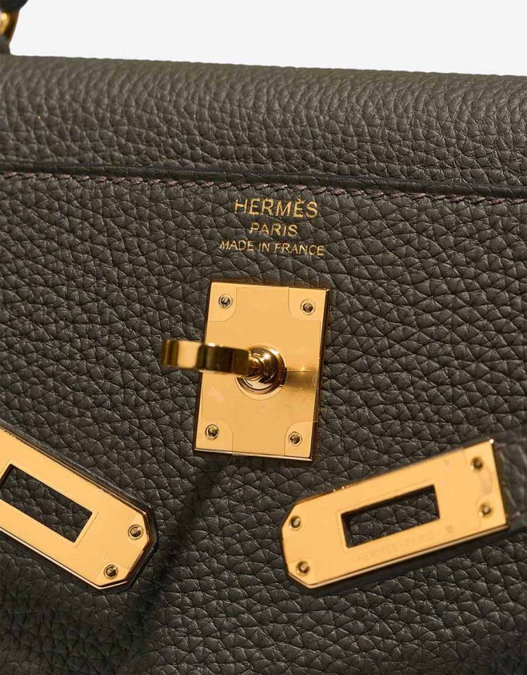 Hermès Kelly 25 Togo Vert de Gris Logo | Sell your designer bag