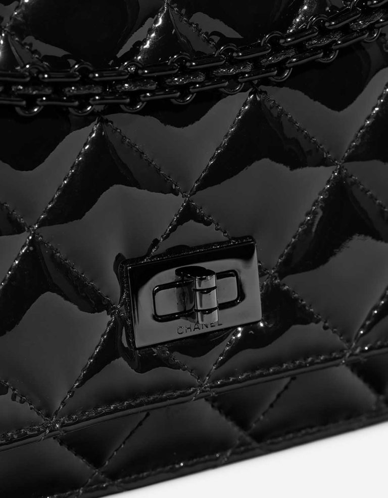 Chanel Wallet On Chain 2.55 Reissue Patent So Black Closing System | Sell your designer bag