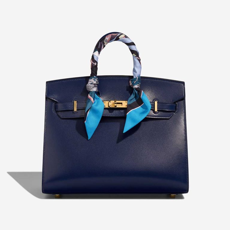 Hermès Birkin 25 Box Bleu Saphir Front | Sell your designer bag