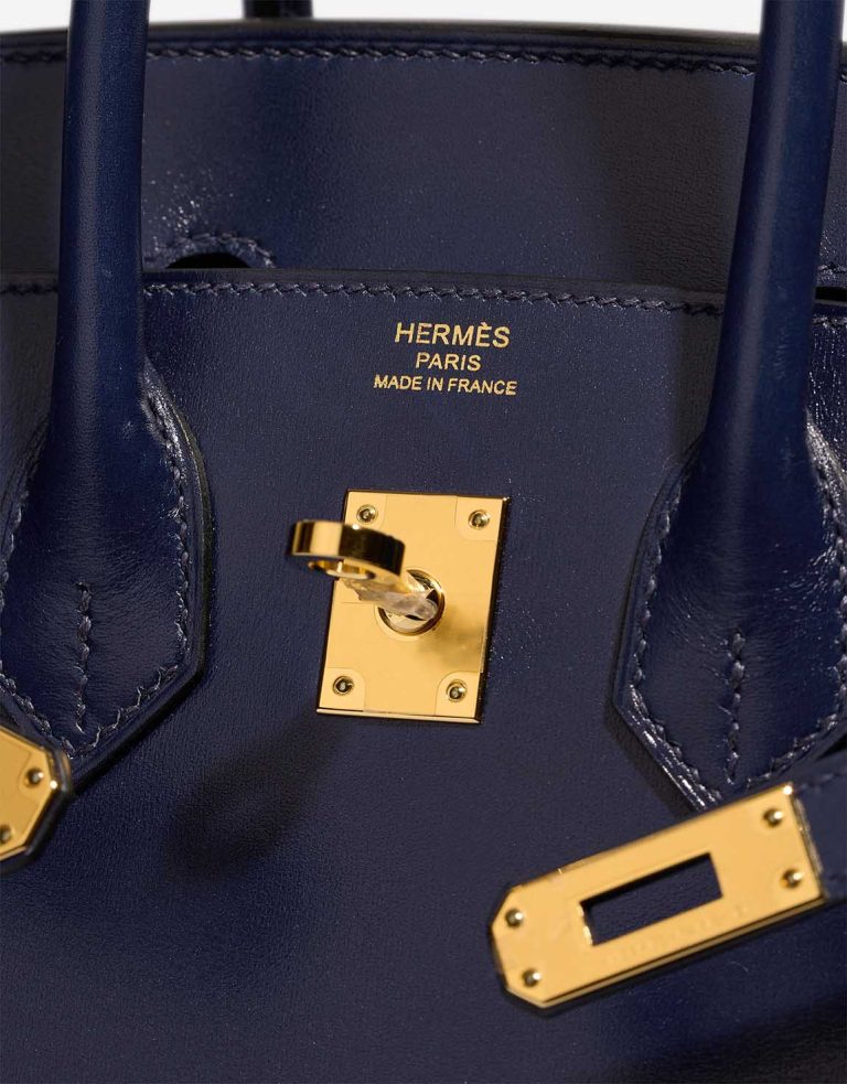 Hermès Birkin 25 Box Bleu Saphir Logo | Sell your designer bag