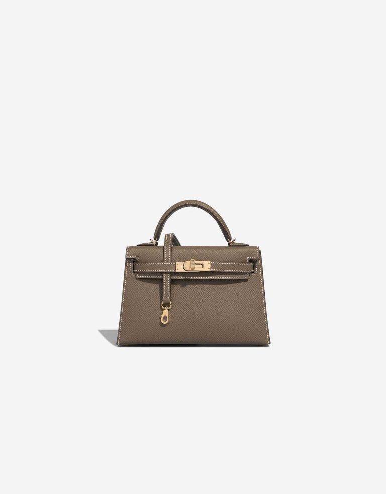 Hermès Kelly Mini Epsom Étoupe Front | Sell your designer bag