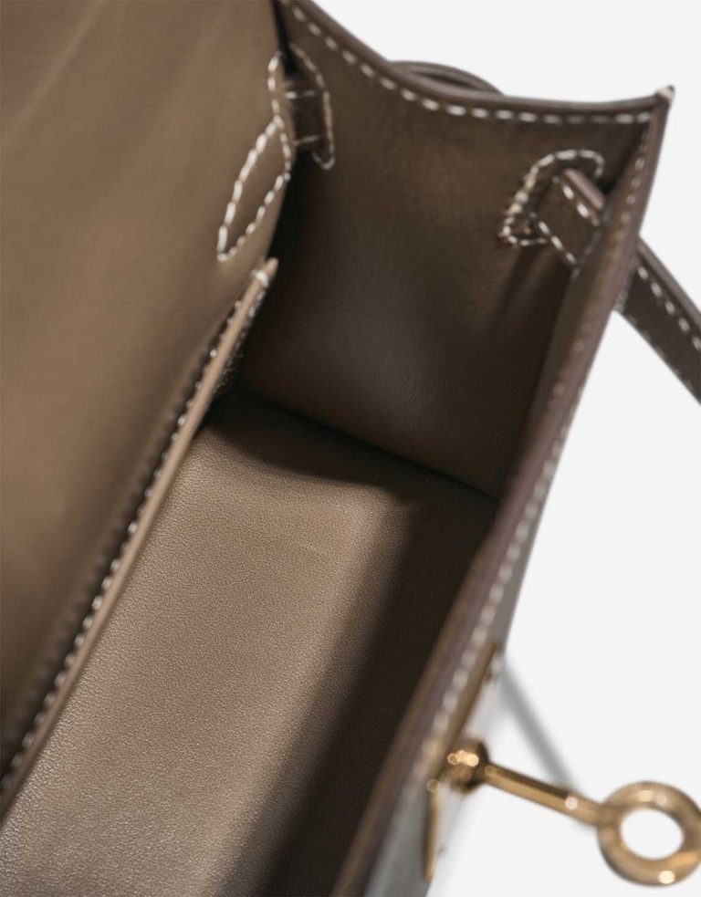 Hermès Kelly Mini Epsom Étoupe Signs of wear | Sell your designer bag