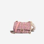 Chanel Timeless Mini Rectangular Tweed Pink / Multicolour Front | Sell your designer bag