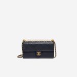 Chanel Wallet On Chain Timeless Lamb Dark Blue Front | Sell your designer bag
