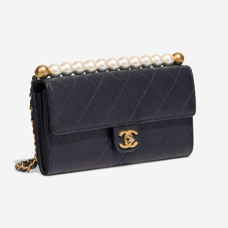 Chanel Wallet On Chain Timeless Lamb Dark Blue | Sell your designer bag