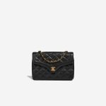 Chanel Timeless Flap Bag Small Lamb Black Front | Sell your designer bag