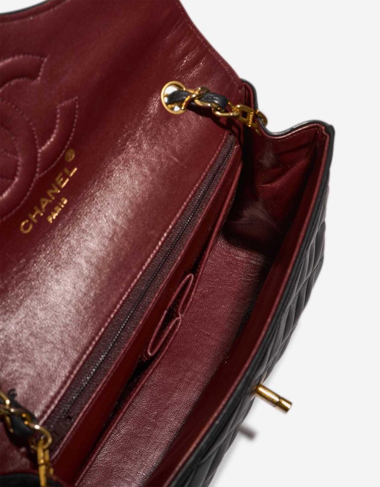 Chanel Timeless Flap Bag Small Lamb Black Inside | Sell your designer bag