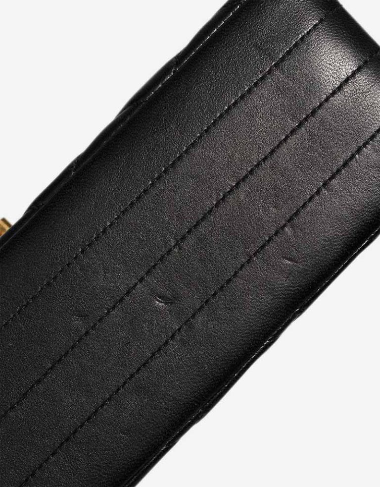 Chanel Timeless Flap Bag Small Lamb Black Signs of wear | Sell your designer bag
