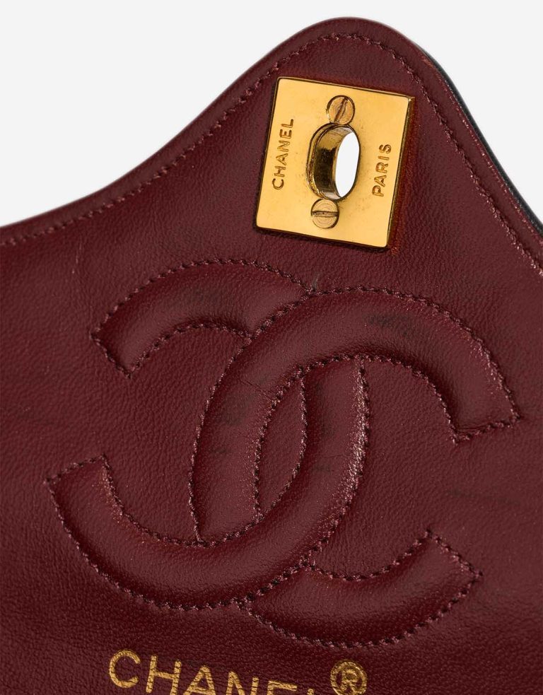 Chanel Timeless Flap Bag Small Lamb Black Signs of wear | Sell your designer bag