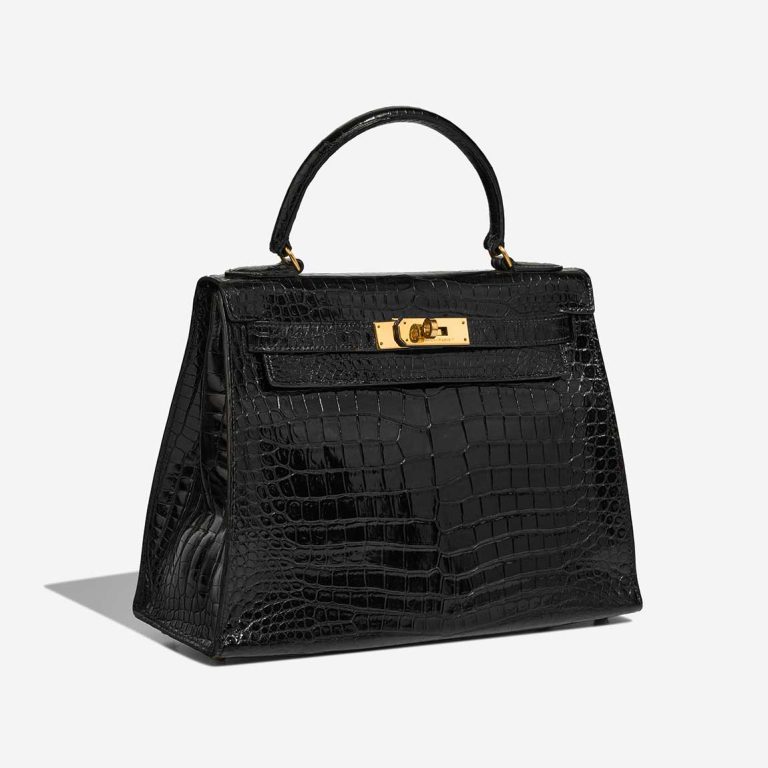 Hermès Kelly 28 Porosus Crocodile Black | Sell your designer bag