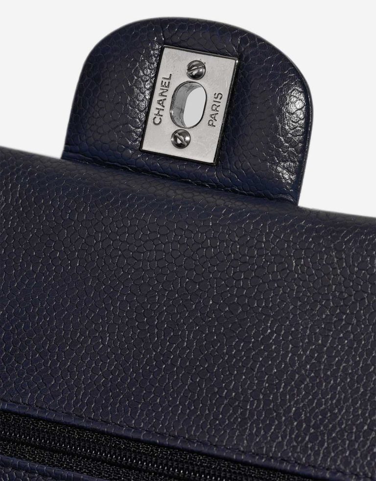 Chanel Timeless Medium Caviar Navy Signs of wear | Sell your designer bag