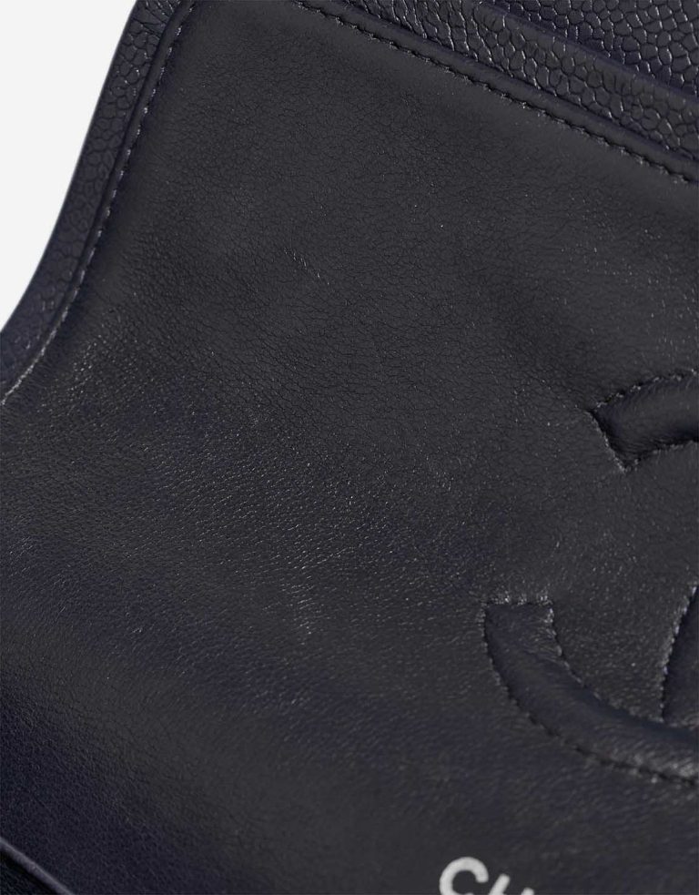 Chanel Timeless Medium Caviar Navy Signs of wear | Sell your designer bag