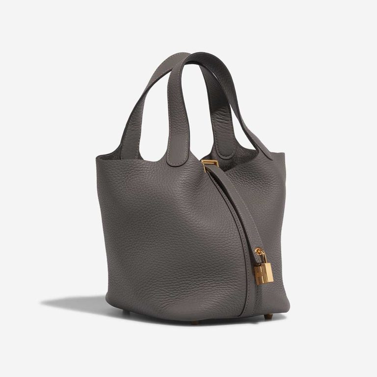Hermès Picotin 18 Taurillon Clémence Gris Meyer | Sell your designer bag