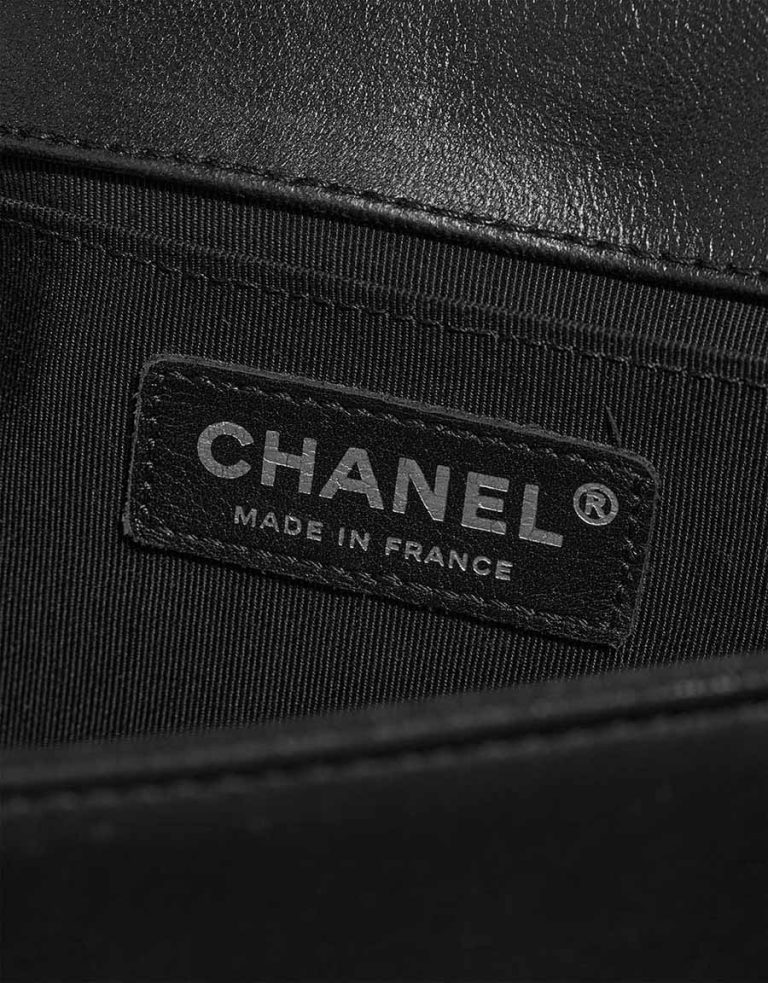 Chanel Boy Old Medium Lamb Black Logo | Sell your designer bag