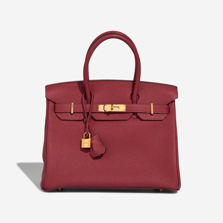 Hermès Birkin 30 Togo Rouge Grenat Front | Sell your designer bag