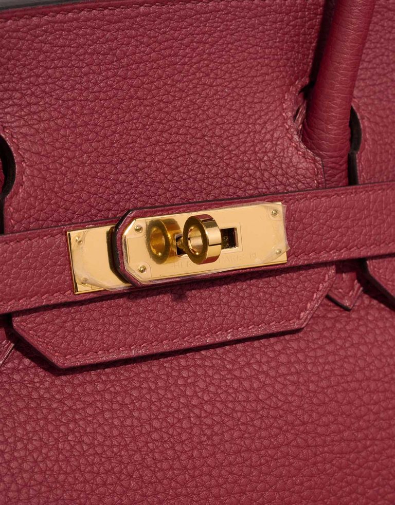 Hermès Birkin 30 Togo Rouge Grenat Closing System | Sell your designer bag