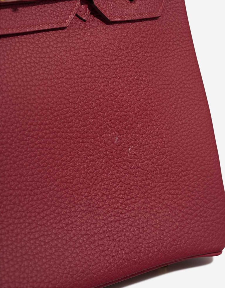 Hermès Birkin 30 Togo Rouge Grenat Signs of wear | Sell your designer bag