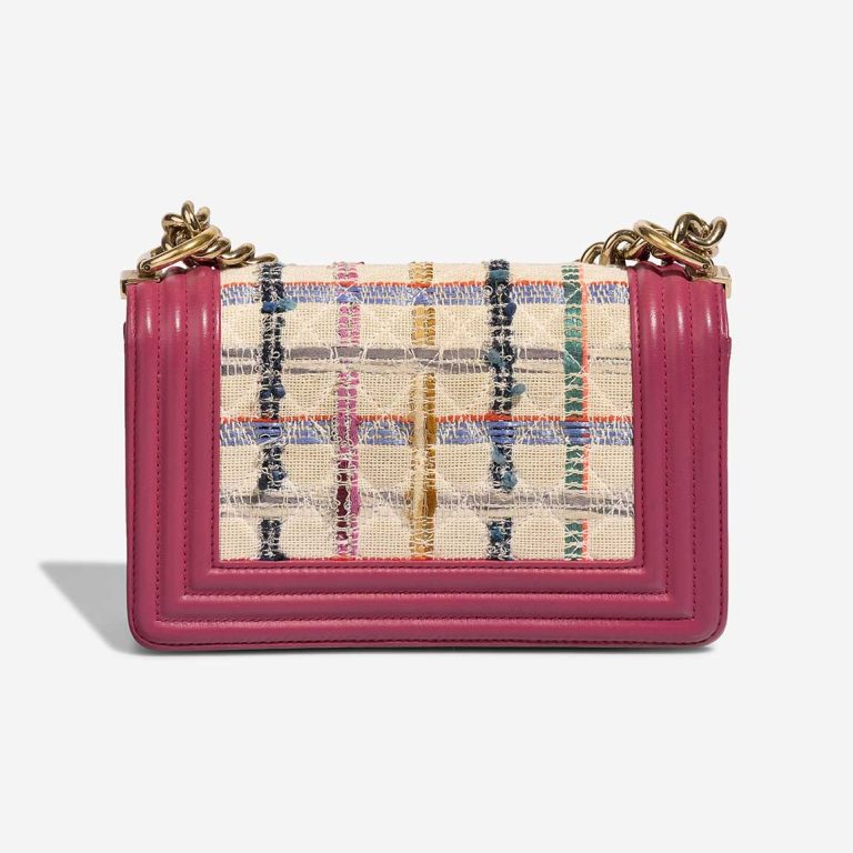 Chanel Boy Small Lamb / Tweed Pink / Beige / Multicolour | Sell your designer bag