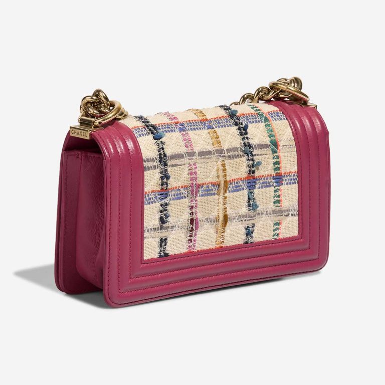 Chanel Boy Small Lamb / Tweed Pink / Beige / Multicolour | Sell your designer bag
