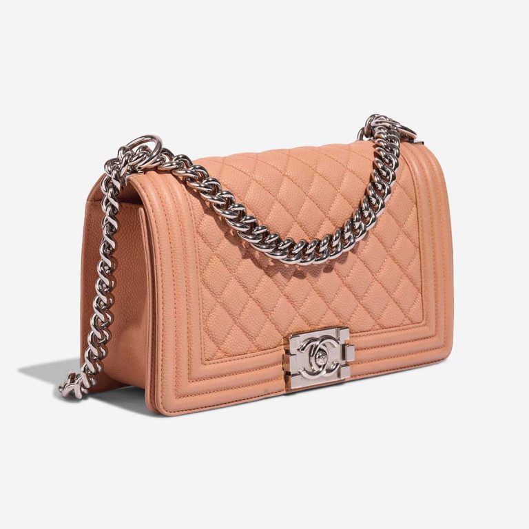 Chanel Boy Old Medium Caviar-Leder Nude | Verkaufen Sie Ihre Designer-Tasche