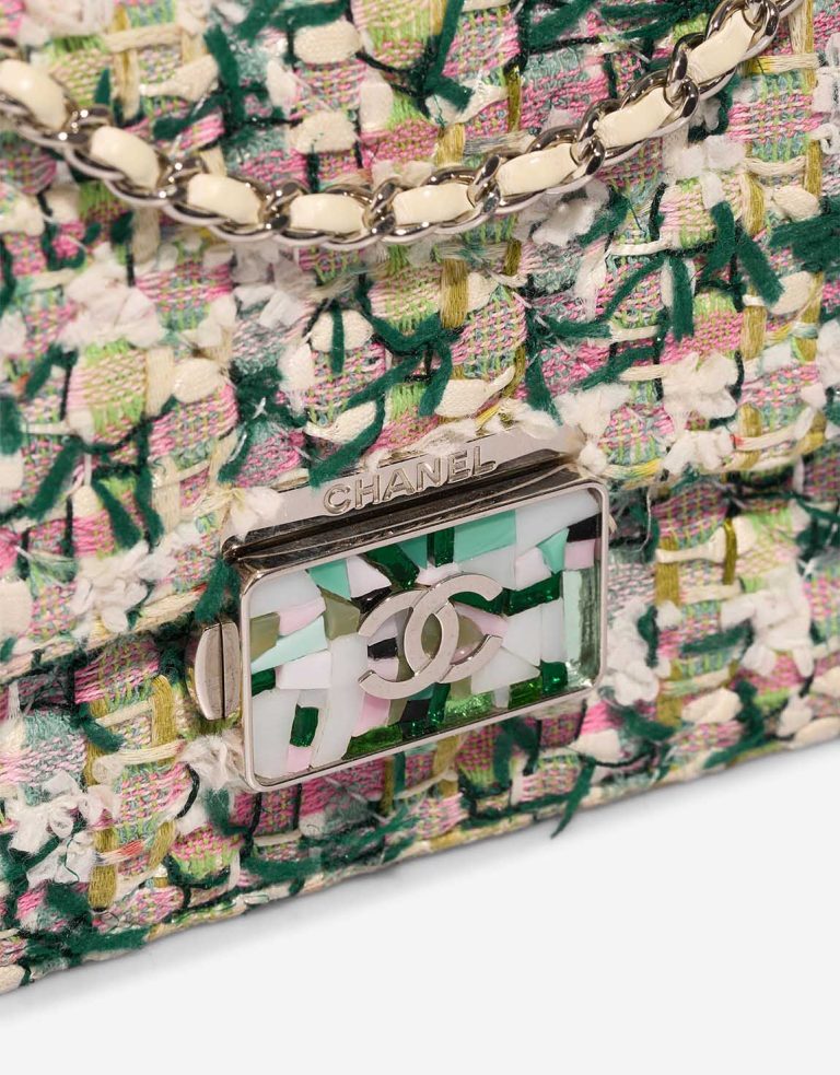 Chanel Timeless Flap Bag Small Tweed / Lamb Multicolour Closing System | Sell your designer bag