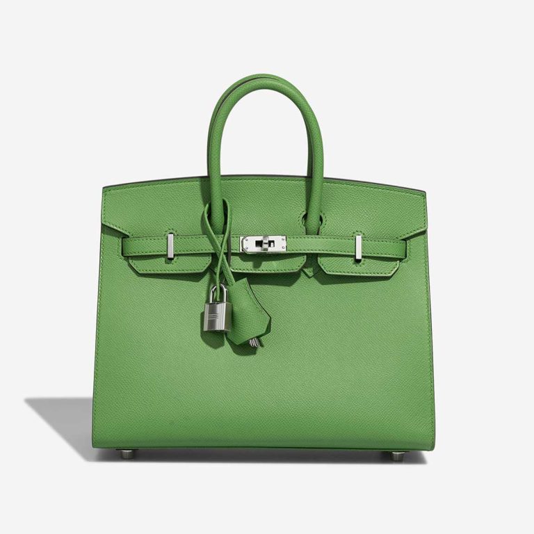 Hermès Birkin 25 Epsom Vert Yucca Front | Sell your designer bag