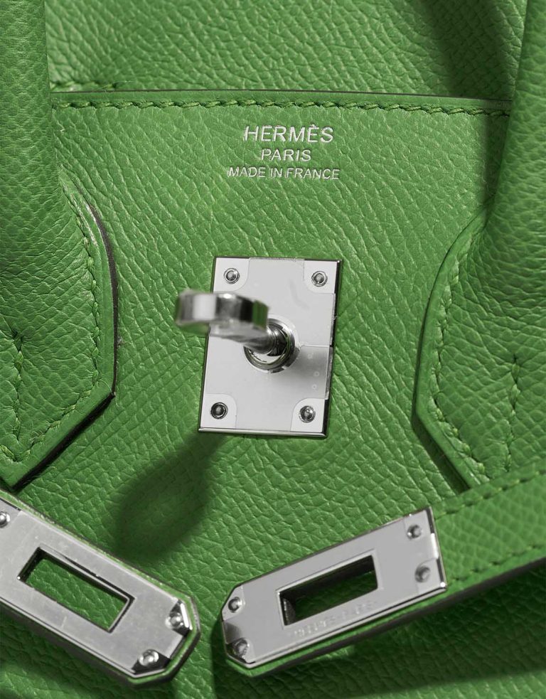 Hermès Birkin 25 Epsom Vert Yucca Logo | Sell your designer bag